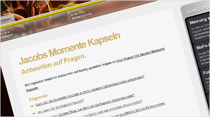 Unsere Jacobs Momente Kapseln FAQs