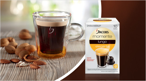 … zwei Sorten für köstliche Lungos: Der Lungo elegante mit der Intensität 4 ist lieblich und sanft mit einer leicht nussigen Note. Feine … 