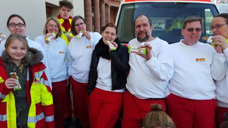 ...und uns eine Meinung zu dem gekühlten Snack gebildet. 