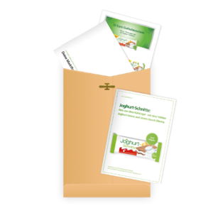 Joghurt-Schnitte im trnd-Projekt.