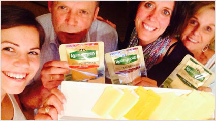 Nun möchten wir Kerrygold Butterkäse probieren und bekannt machen