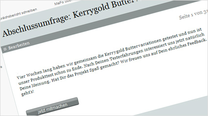 Unsere abschließende Meinung können wir in der Abschlussumfrage übermitteln.