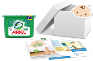 Unser Startpaket im trnd-Projekt mit Ariel.