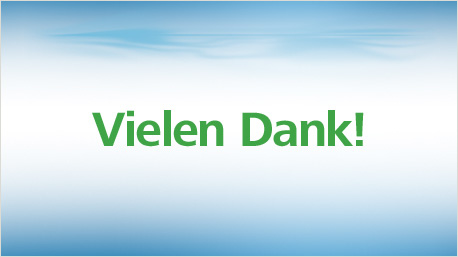 Und wir sagen - Vielen Dank!