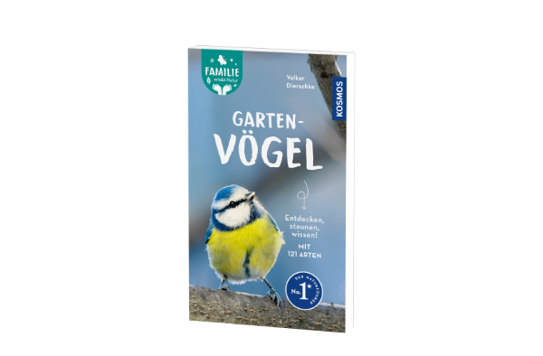 Im Garten gibt es jeden Tag etwas Neues zu entdecken: Wer zwitschert da im Baum, wer pickt am Futterhaus?
