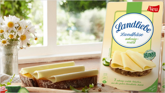 In der praktischen, wiederverschließbaren 150-Gramm-Verpackung bleibt der Landliebe Landkäse lecker und frisch bis zur letzten Scheibe.