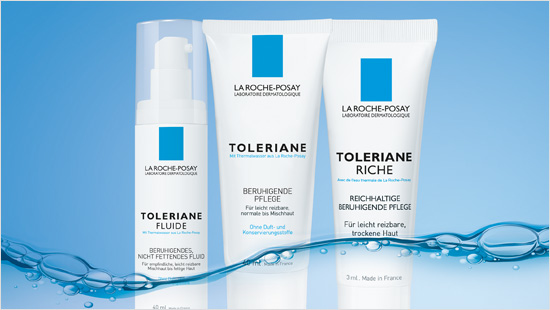 Die dermatologisch wirksame Basis aller La Roche-Posay Produkte ist stets das Thermalwasser aus der Thermalquelle La Roche-Posay.
