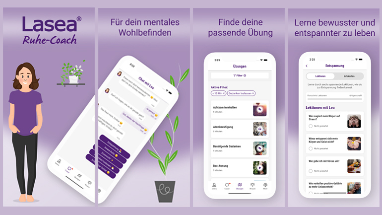 Die Lasea Ruhe-Coach App