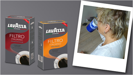 ... und die Mama ist begeistert von Lavazza Filtro Italiano. 