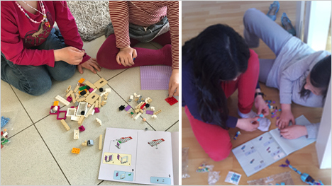 Wir machen die kreativen LEGO Spielwelten bei anderen Familien bekannt.