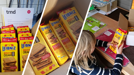 Jetzt wird’s knackig: Leibniz Keks'n Cream.