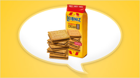 Leibniz Keks'n Cream in einem Satz.