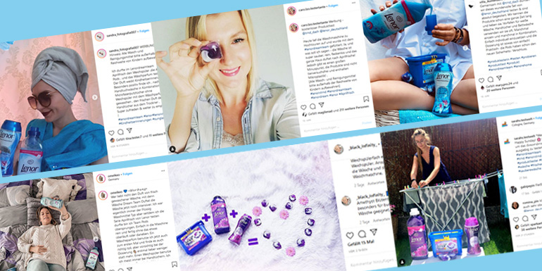 Das #lenordreamteam auf Instagram