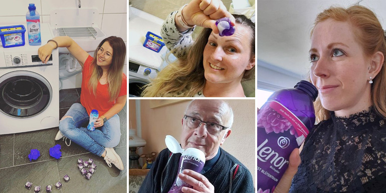 Unsere neue Wäscheroutine mit dem #lenordreamteam