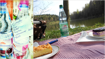 Lichtenauer Mineralwasser auf der Einkaufsliste von trnd-Partnerin Puderzuckerflocke.