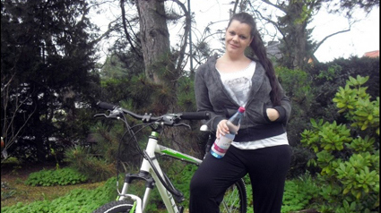 Beim Sport muss natürlich auch immer eine Flasche Lichtenauer dabei sein.