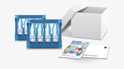 Startpaket für den 14-Tage-Test mit Lichtenauer Mineralwasser im trnd-Projekt