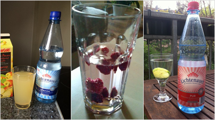 Mischgetränke mit Lichtenauer Mineralwasser.