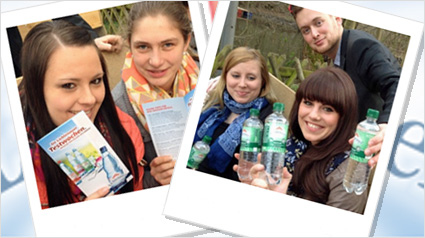 Im Freundeskreis von trnd-Partnerin EFJN810 kommen die 0,5 Liter-Flaschen super an.