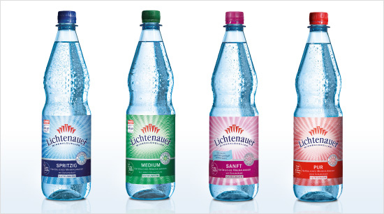 … ohne Kohlensäure – Lichtenauer bietet mit Spritzig, Medium, Sanft und Pur für jeden die passende Sorte. Alle Lichtenauer Mineralwässer sind sehr bekömmlich …