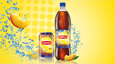  Lipton Sparkling Peach sorgt mit einem Schuss Pfirsich und feiner Kohlensäure für extra prickelnde Momente.