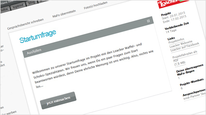 In der Startumfrage geben wir jetzt unseren ersten Eindruck der Loacker Spezialitäten ab.