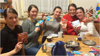 Nun gehen wir ans gemeinsame Probieren und Bekanntmachen.