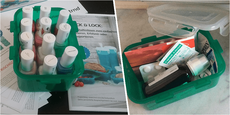 ... zur Aufbewahrung im Haushalt, ...