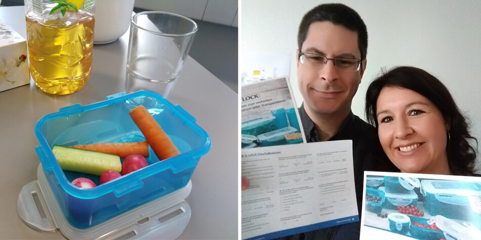 ... bei den Kollegen im Büro ...