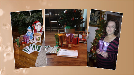 Auch unter dem Weihnachtsbaum durfte das sulfatfreie Pflegesystem nicht fehlen.