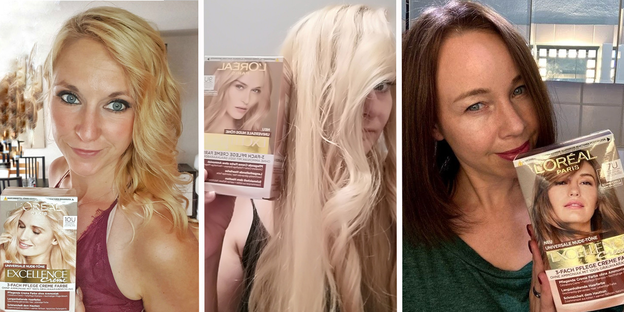 Excellence Universale Nude-Töne Colorationen: Die Ergebnisse sind da!