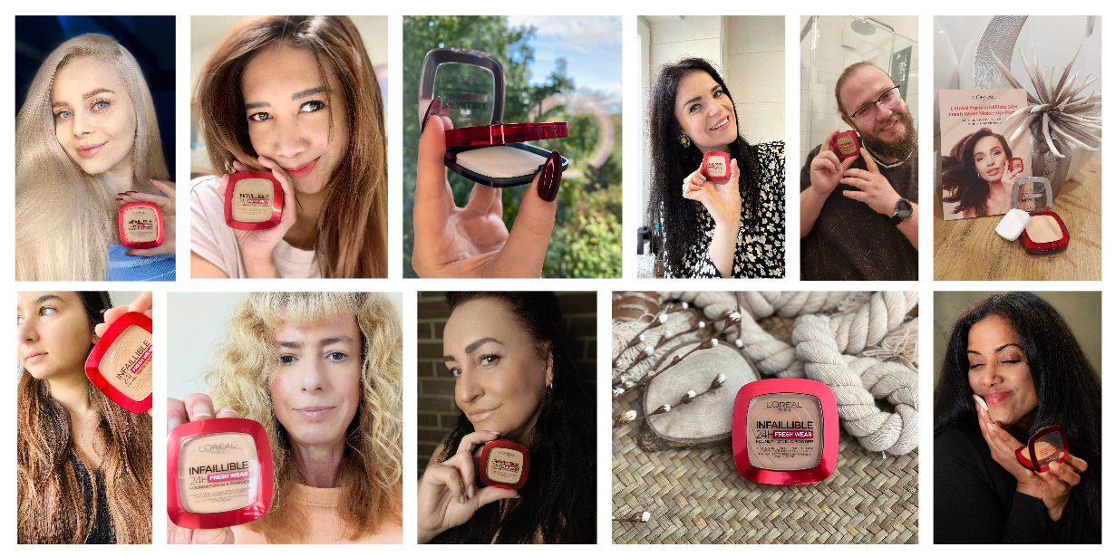 Teilt eure Begeisterung zum L’Oréal Paris Infaillible 24H Fresh Wear Make-up-Puder mit anderen! 