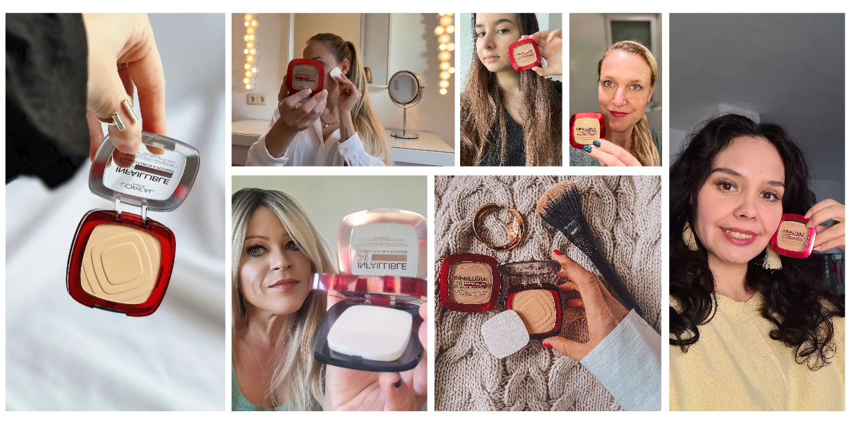 Erste Eindrücke im Projekt mit L’Oréal Paris Infaillible 24H Fresh Wear Make-up-Puder! 