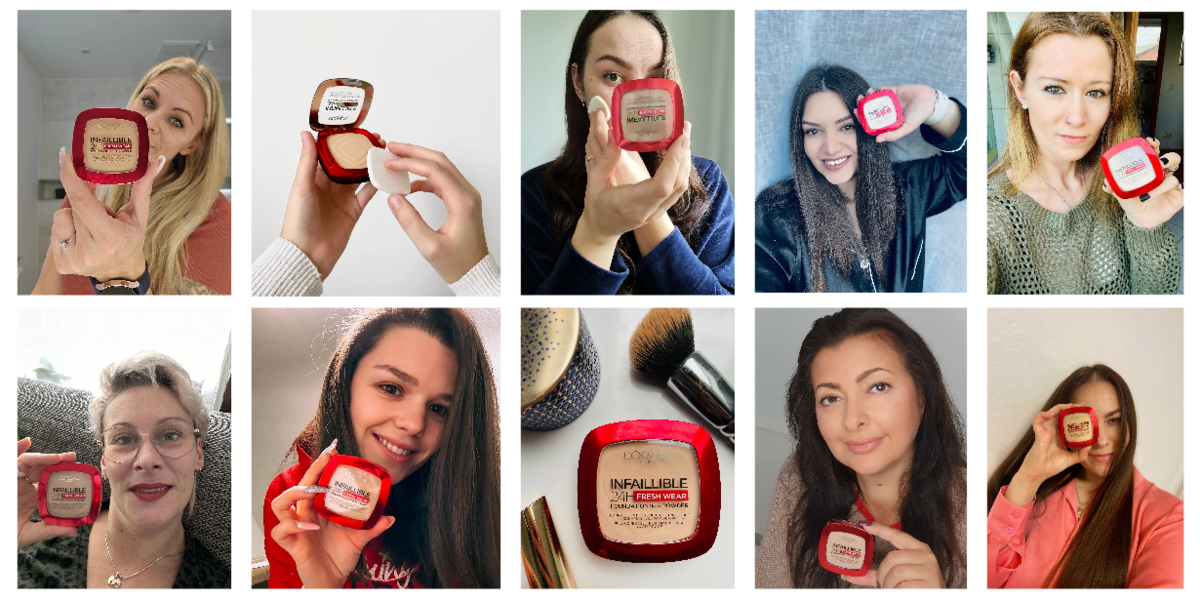 L’Oréal Paris Infaillible 24H Fresh Wear Make-up-Puder