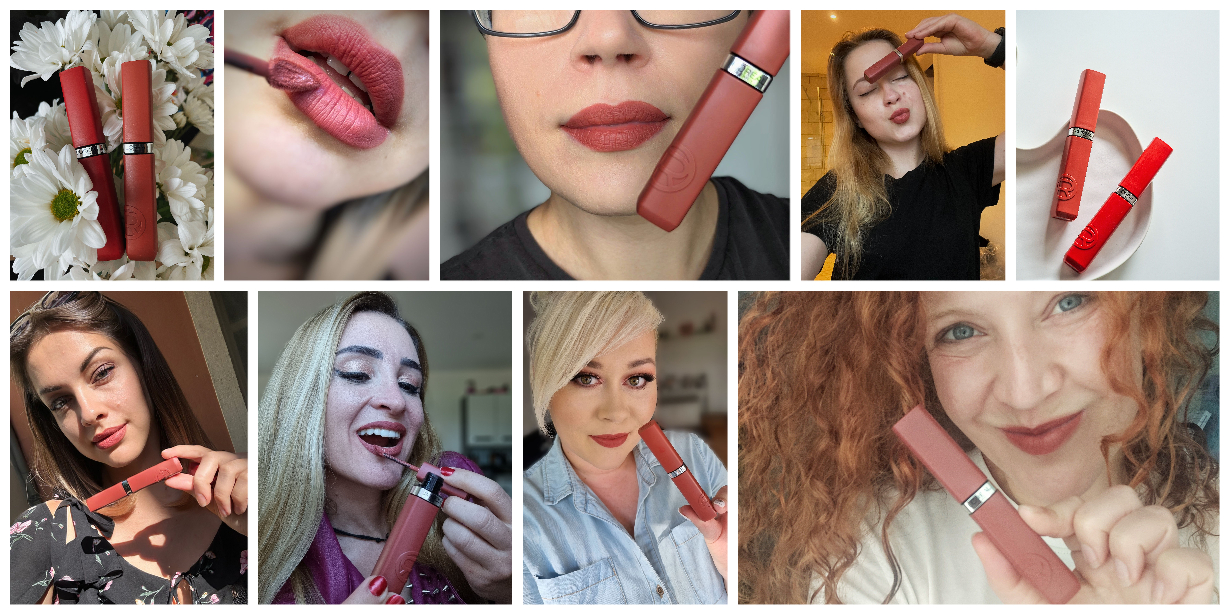 Eure Aufgaben im Projekt mit den L'Oréal Paris Infaillible Matte Resistance Lippenstiften