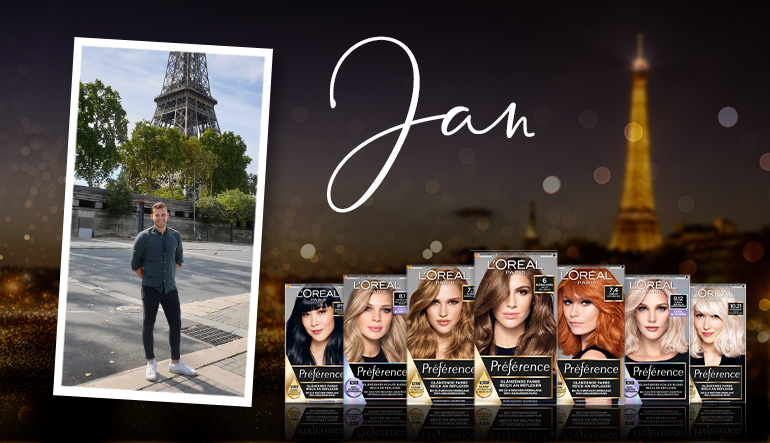 Unser Ansprechpartner Jan von L'Oréal Paris sagt "Hallo"