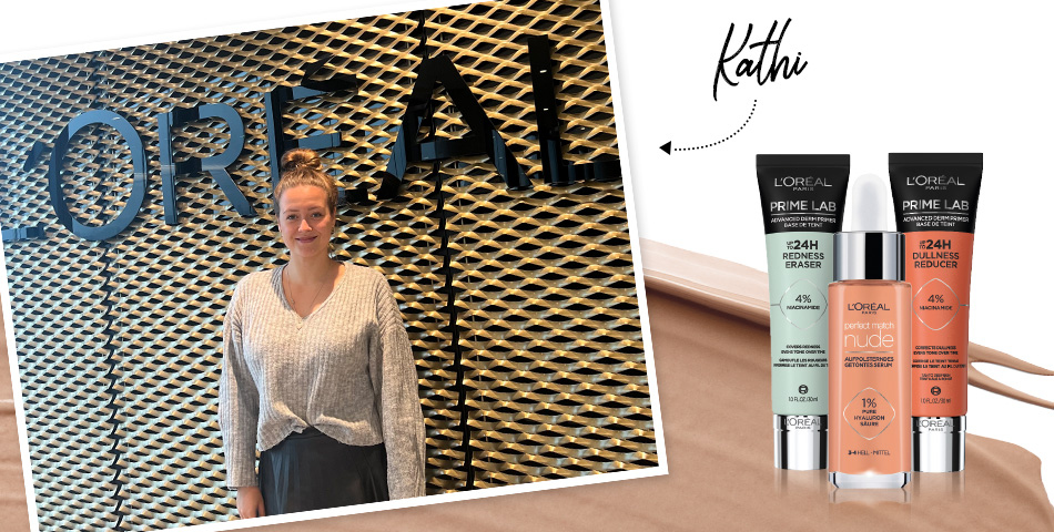 Kathi von L’Oréal Paris begrüßt uns zum Projekt