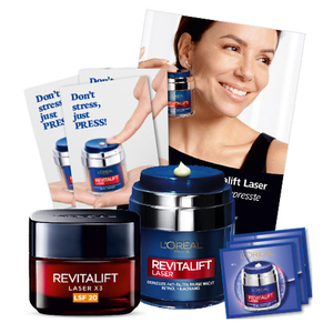 L’Oréal Paris Revitalift Laser Retinol + Niacinamid Gepresste Anti-Falten Pflege Nacht Startpaket