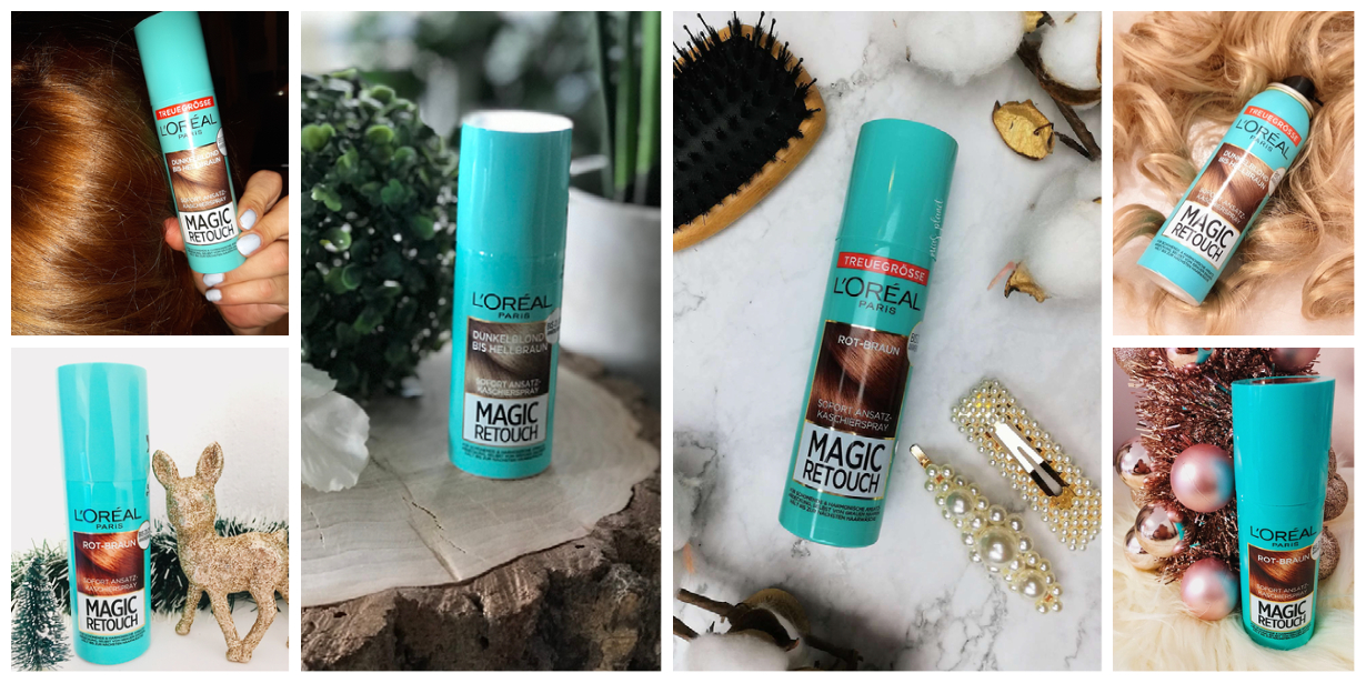 Unsere magischen Highlights mit dem Magic Retouch Sofort Ansatz-Kaschierspray! ?