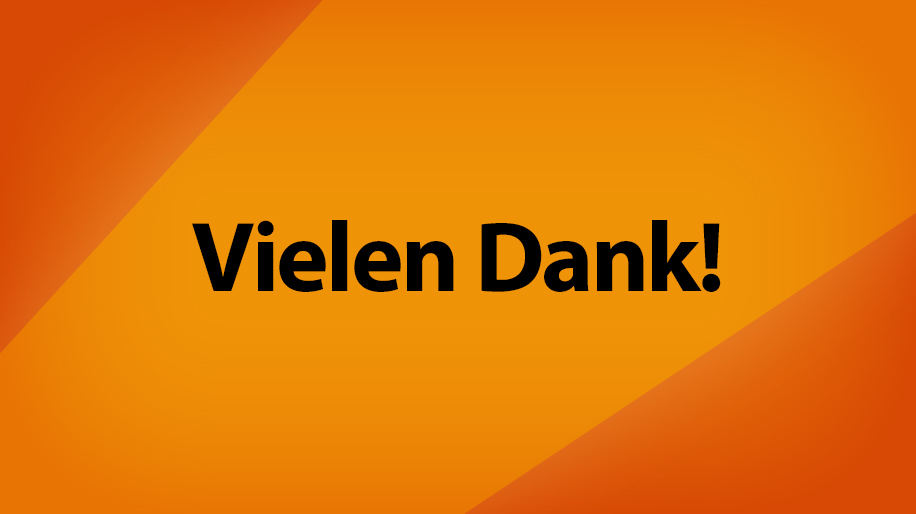 Das Team von McCain bedankt sich für Euer Engagement!