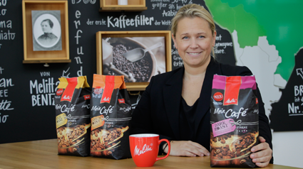 Unsere Ansprechpartnerin bei Melitta: Nicole.