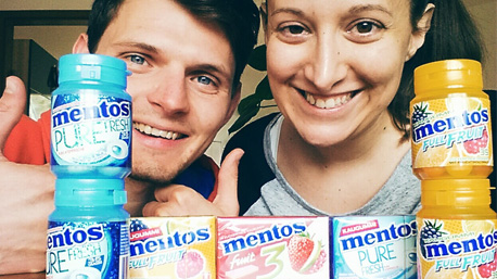 Mentos Kaugummi überzeugen in den verschiedensten Varianten. 