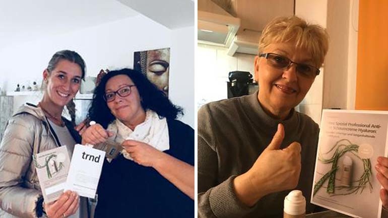 Die Startpakete in unserem gemeinsamen trnd-Projekt mit QVC und der Merz Spezial Professional Anti-Age Schaumcreme Hyaluron treffen ein. 