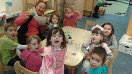 Auch bei den Kleinsten sorgt die MILFORD Teevielfalt für Begeisterung.