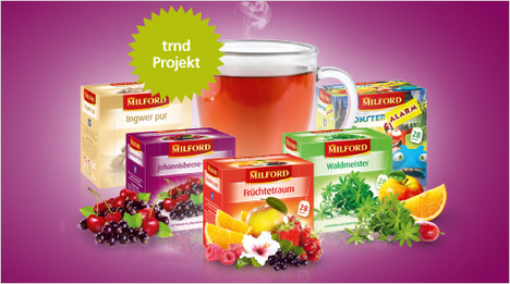 Vielfältig und besonders: In diesem trnd-Projekt entdecken wir die verschiedenen Früchte- und Kräutertees von MILFORD. 