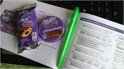 Mit den Mafo-Bögen geben wir Gesprächsanlässe und halten die Meinungen der Mittester fest.