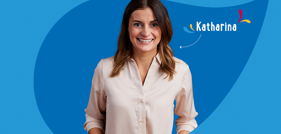 Katharina begrüßt uns zum Projekt