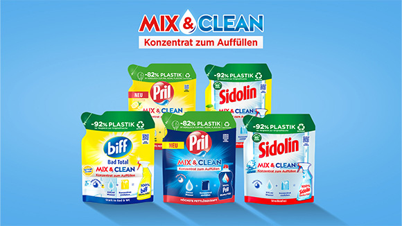 Pril, Sidolin und biff: Mix & Clean im trnd-Projekt