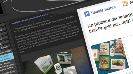 Unserer Erfahrungen mit den SmartHome Produkten teilen wir auch online in eigenen Blogs oder in den Sozialen Medien.
