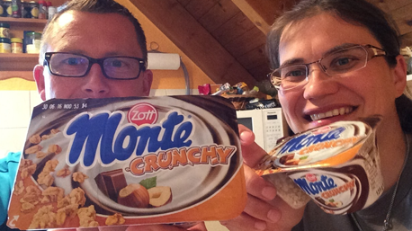 ...zusammen mit anderen probiert....